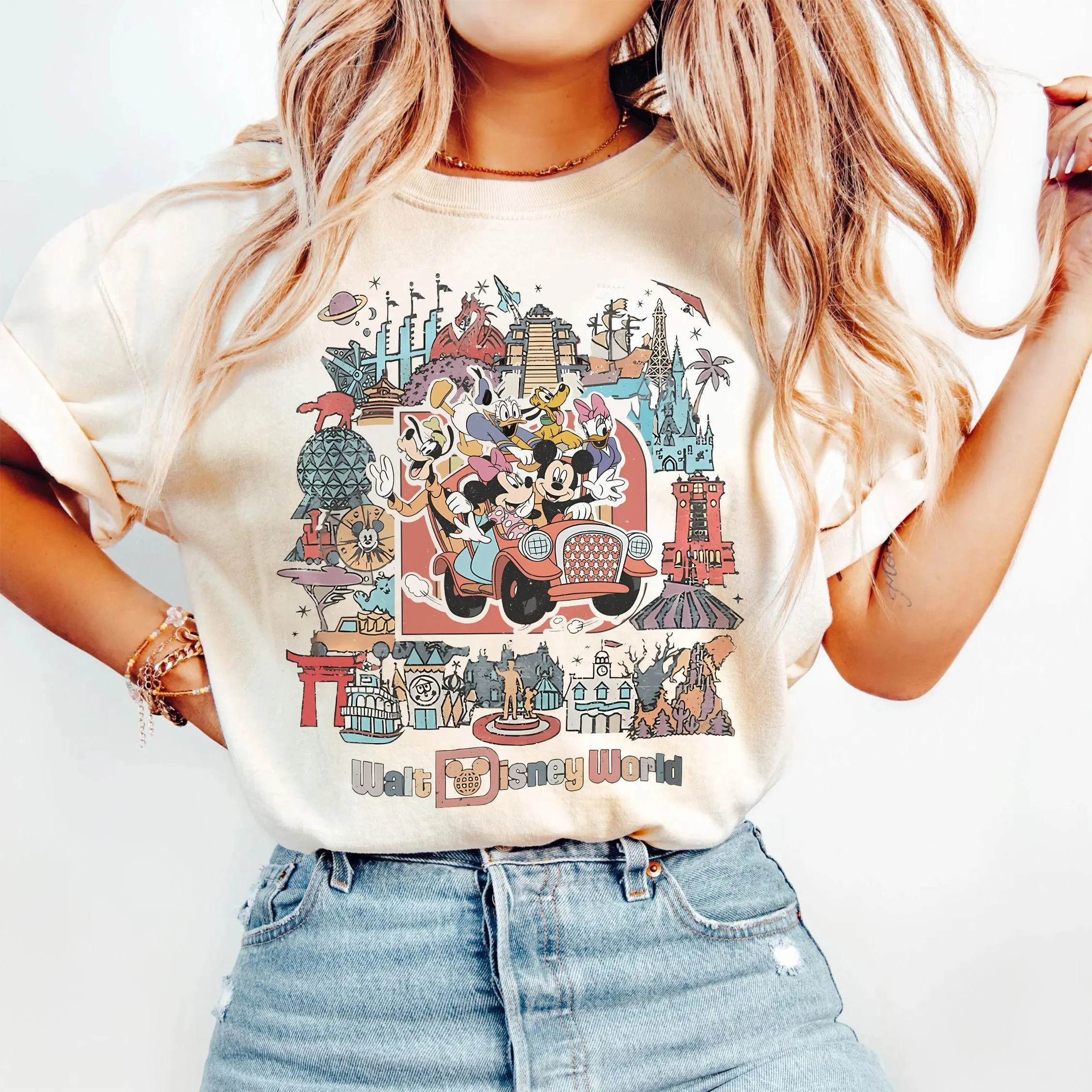 

Retro Walt Disneyworld Comfort Colors Shirt Vintage Disneyworld Shirt Mickey And Friends Shirt Retro Disney Shirt