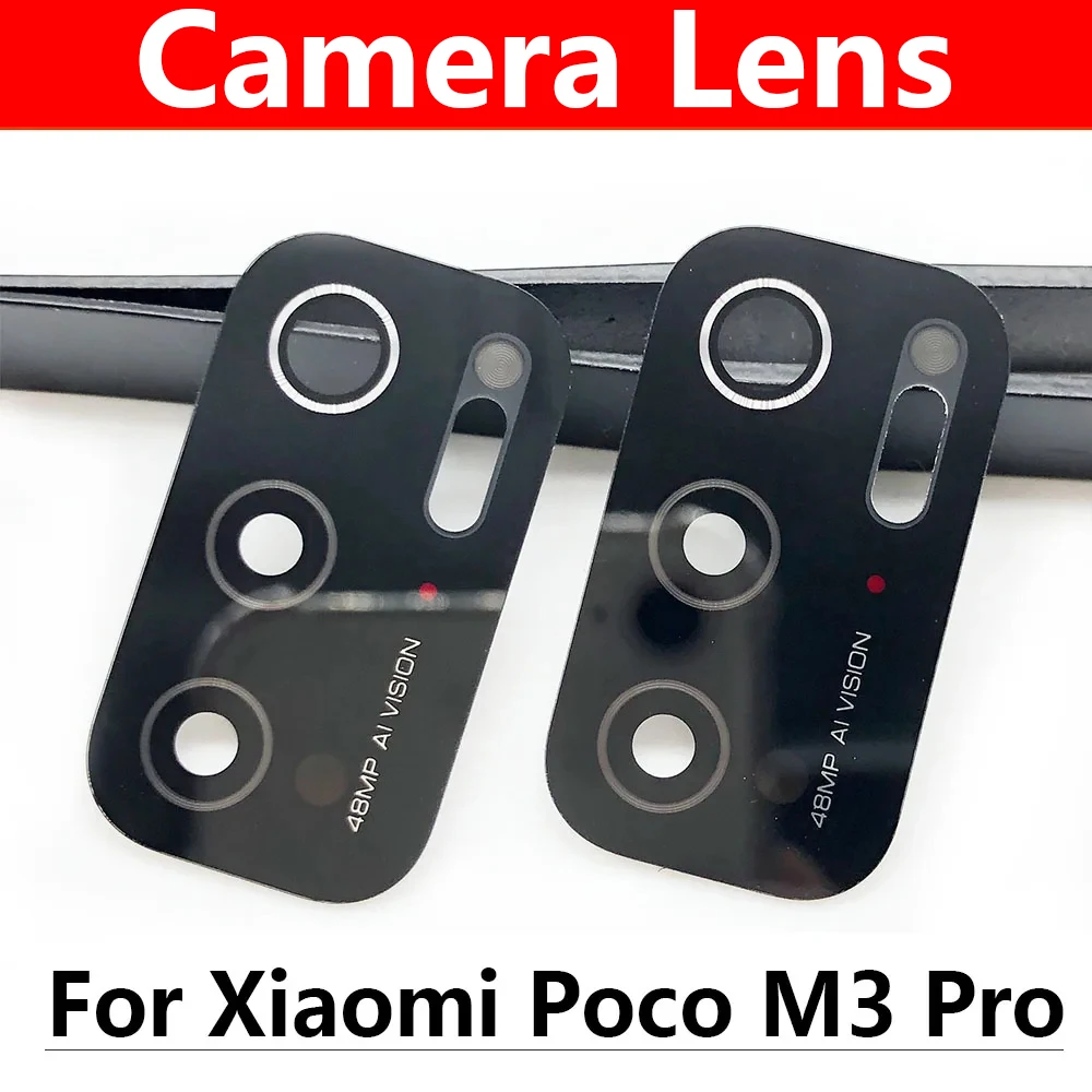 Camera Glass Lens Back Rear Camera Glass Lens For Xiaomi Poco M3 M4 F1 F2 F3 F4 F5 X3 GT X4 M4 Pro 4G 5G with Glue