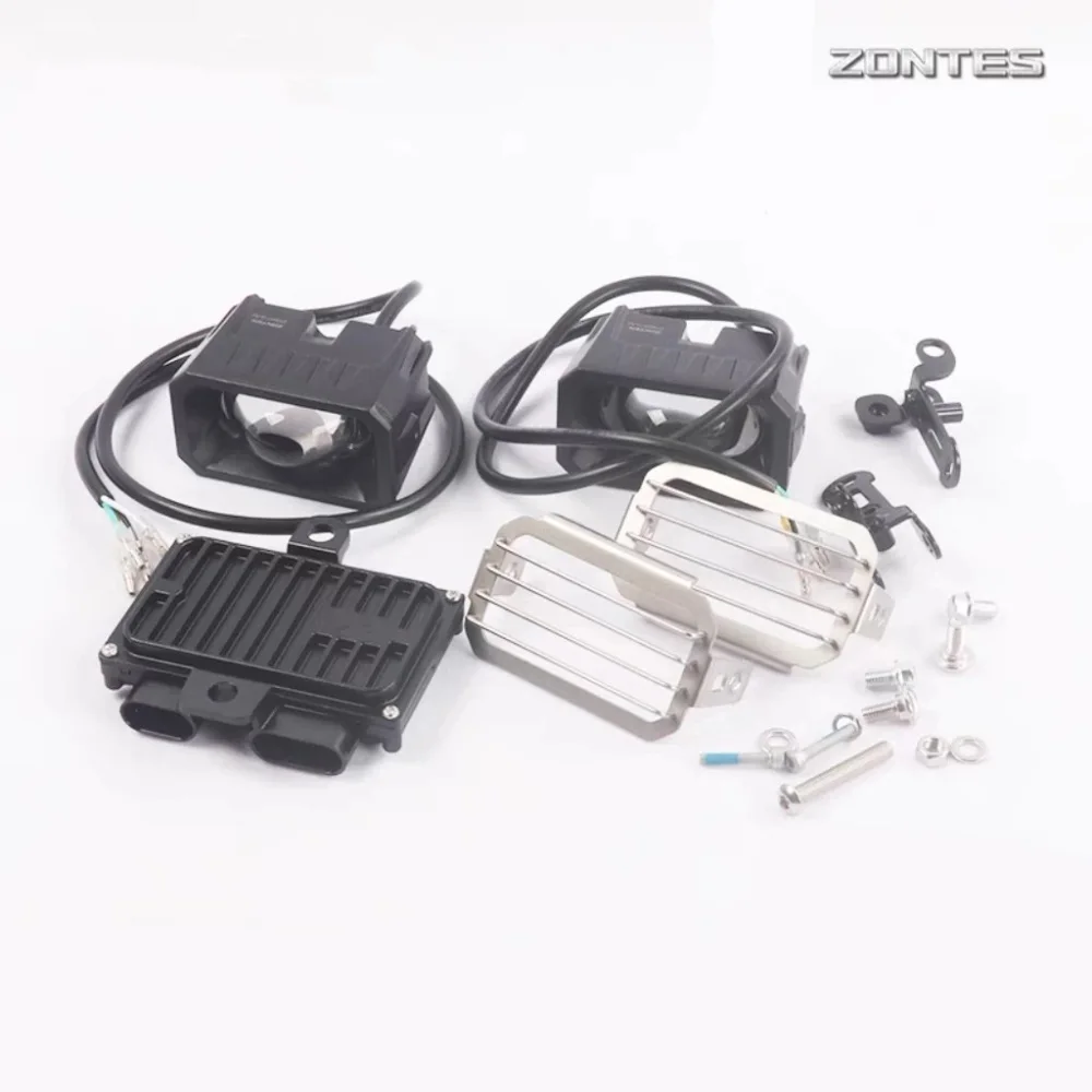 【Good quality】For ZONTES 703F motorcycle spotlight auxiliary light 368G spotlight strong light lens paving light original parts