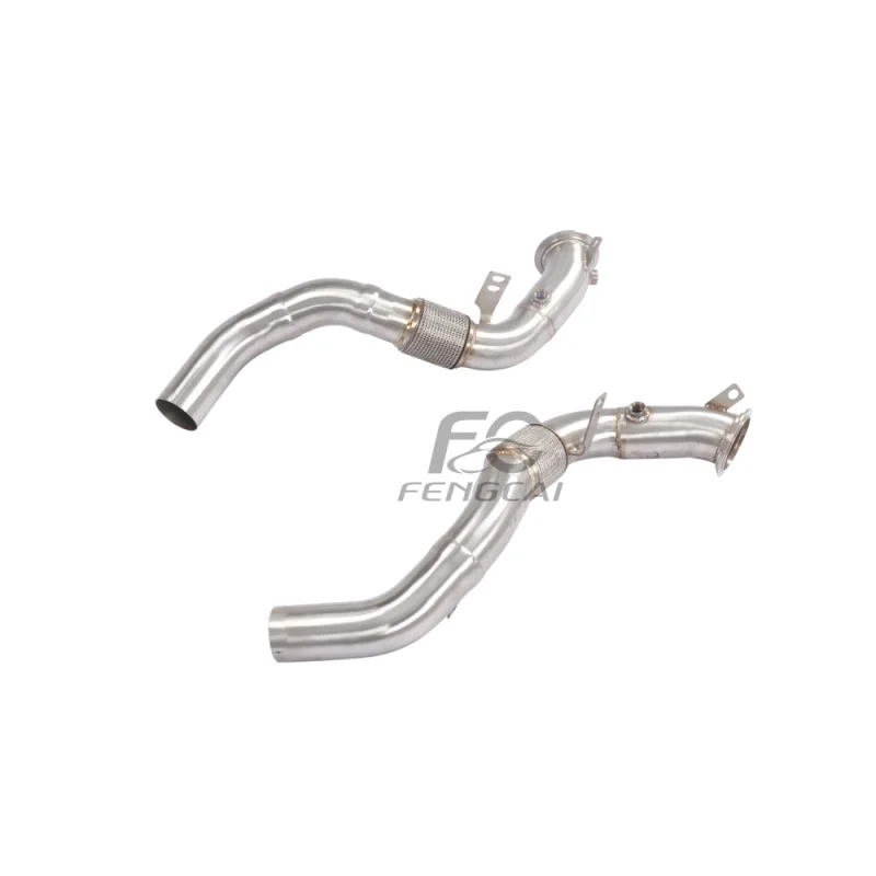 High Quality Stainless Steel Downpipe for BMW F85 X5M 4.4T Direct Exhaust Pipes Auto Parts Modification Upgrade