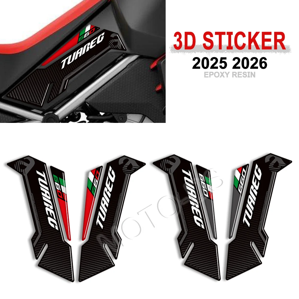 

Набор 3D-наклеек из смолы для защиты топливного бака мотоцикла Aprilia Tuareg 660 RALLY 2022-2026