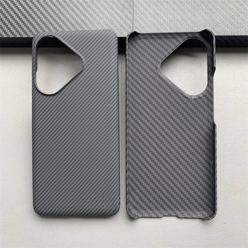 Case For Realme GT 6 6T GT Neo 6 SE 5G Matte Hard Carbon Fiber Texture Pattern Ultra Thin Cover Shell Bumper