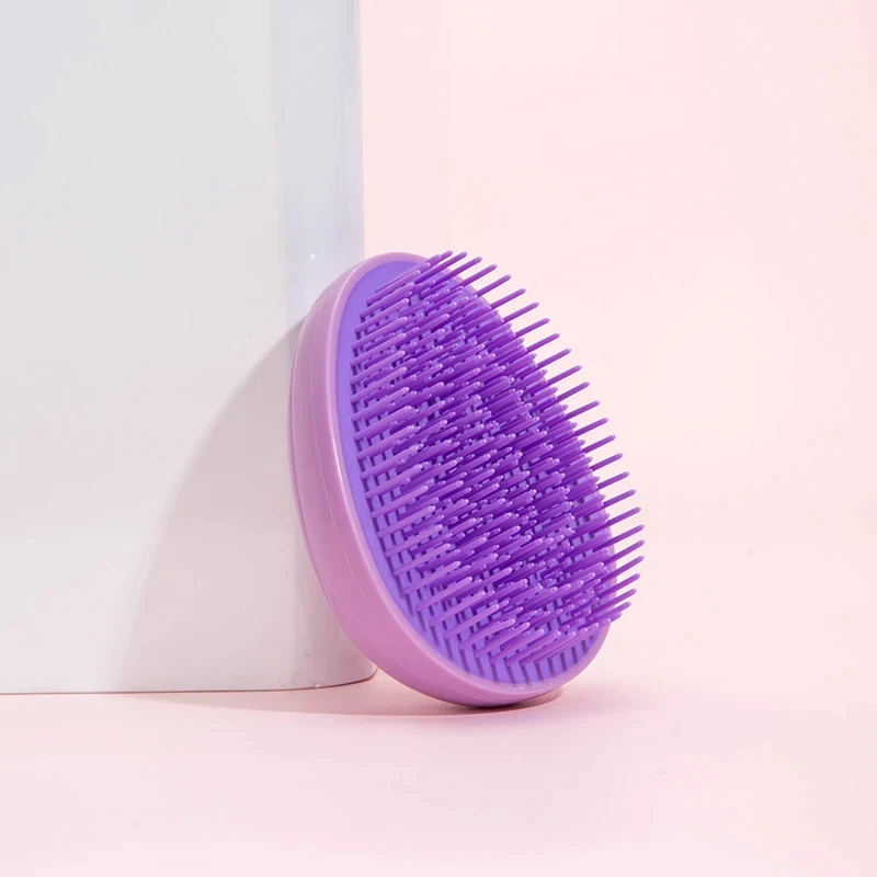 Mini Detangling Hair Brush Egg Round Shape Hair Brushes Anti-knotting Hair Smoothing Combs Anti Static Massage Hair Care Tools image 5