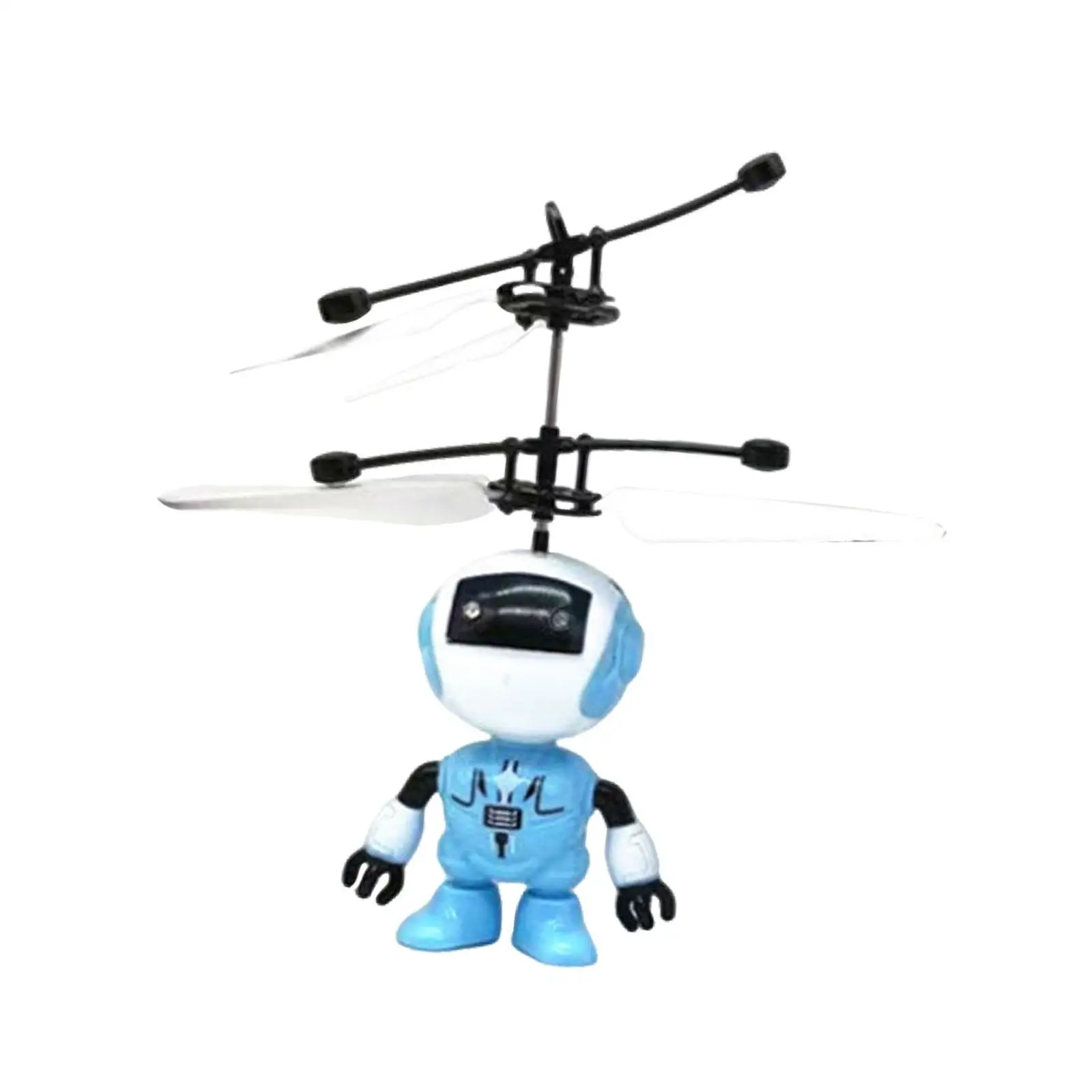 Rechargeable Flying Robot Toy Easy Control Drones Toy with Colorful Lights for Age 3 to 7 Year Boys Girls