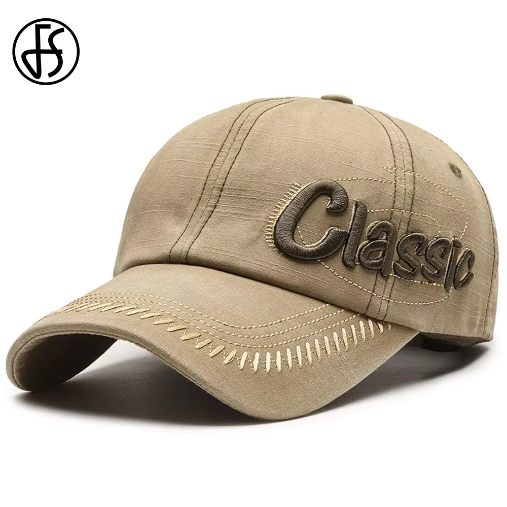 FS Brand Letter Winter Denim Hats For Men Black Khaki Outdoor Sports Baseball Caps High Quality Women Trucker Cap Bone Masculino