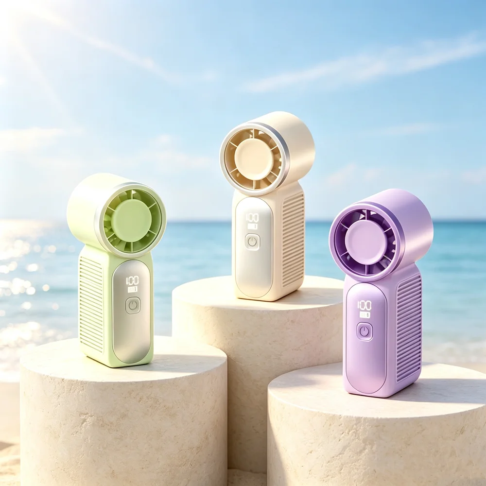 Bladeless Mini Fans Prevent Accidental Finger Injuries, Making Them Exceptionally Safe for Kids.