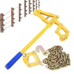 Fence Stretcher Tensioner Chain Strainer Fence Wire Tightener And Stretcher Tool Fence Stretcher Heavy Duty Compact Barbed Wire