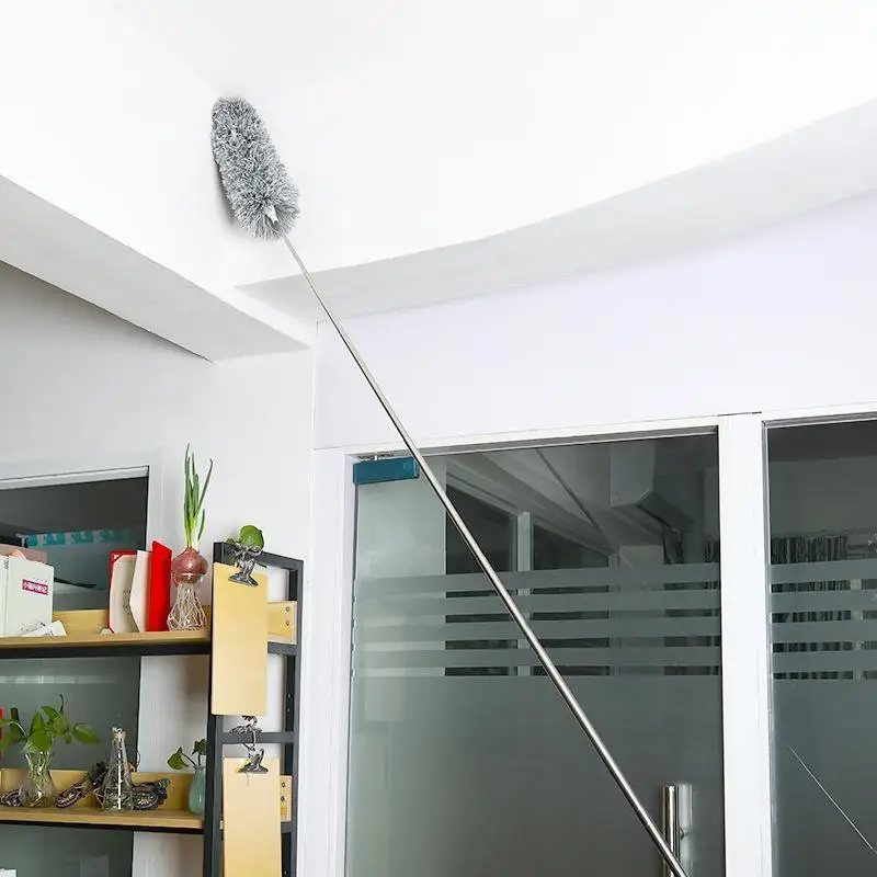New 280CM Telescopic Microfiber Duster Bendable Long Handle Extendable Cleaning Brush For Ceiling Furniture Dust Removal