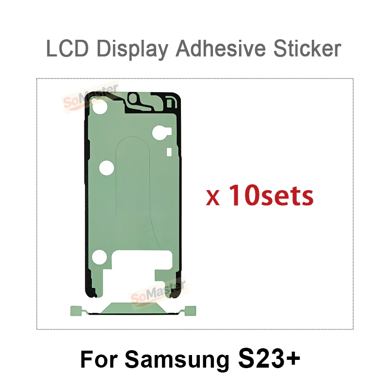 10Pcs LCD Display Adhesive Waterproof Sticker for Samsung Galaxy S23 S24 S25 Plus Ultra FE Front Side Seal Tape Adhesive Glue image 2