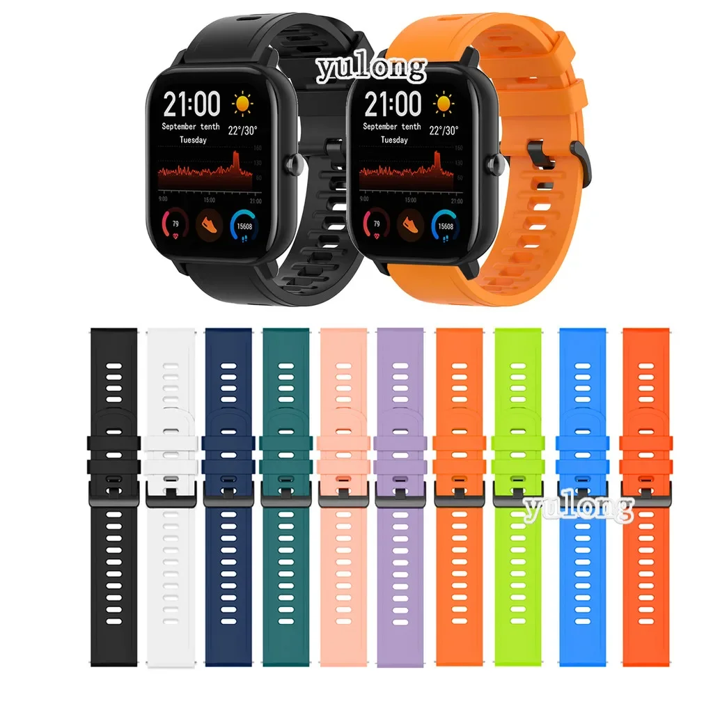 

Silicone Strap for Huami Amazfit GTS2 GTS4 mini GTS3 GTS2e Neo GTS 2 3 4 2e Active Smart Watch Band Colorful