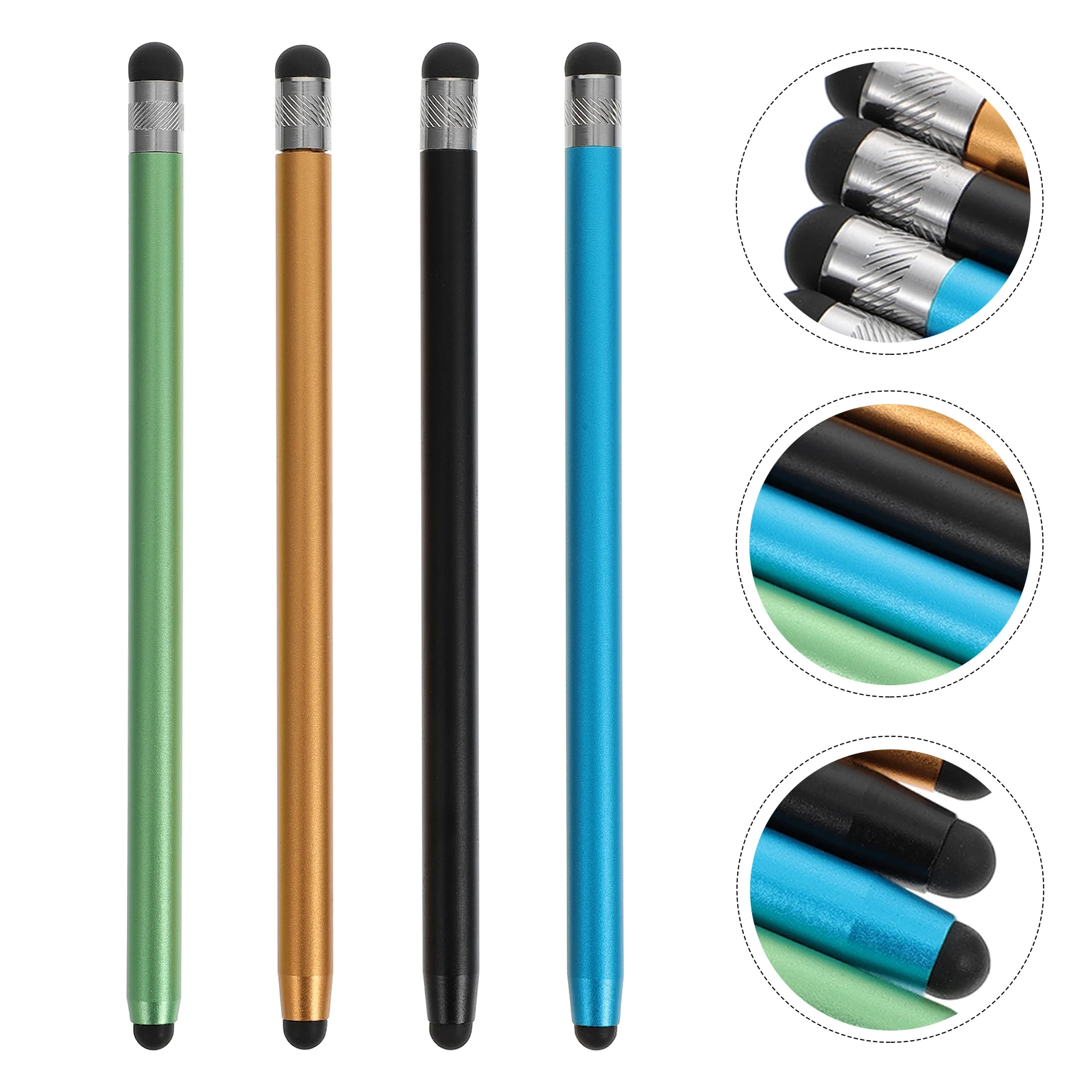 

4pcs Touch Screen Stylus Practical Phone Capacitive Pen for Mobile Tablet Writing Painting Recording Inspiration