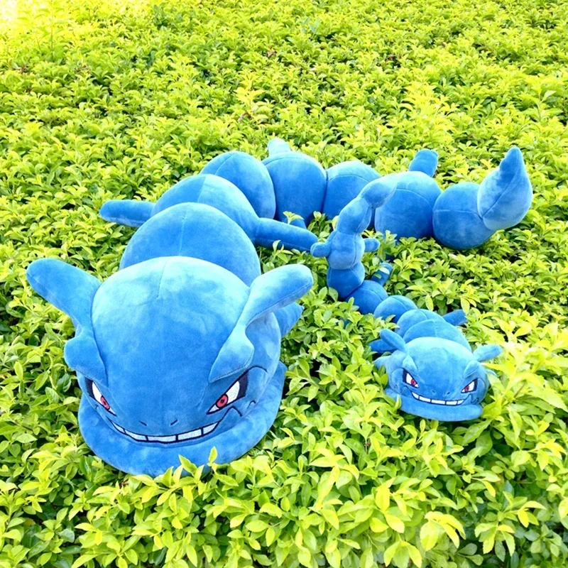 60/120cm Pokemon Plush Toys Steelix Anime Plushie Cute Soft Bendable Onix Stuffed Doll Kawaii Pokémon Gift for Children Birthday