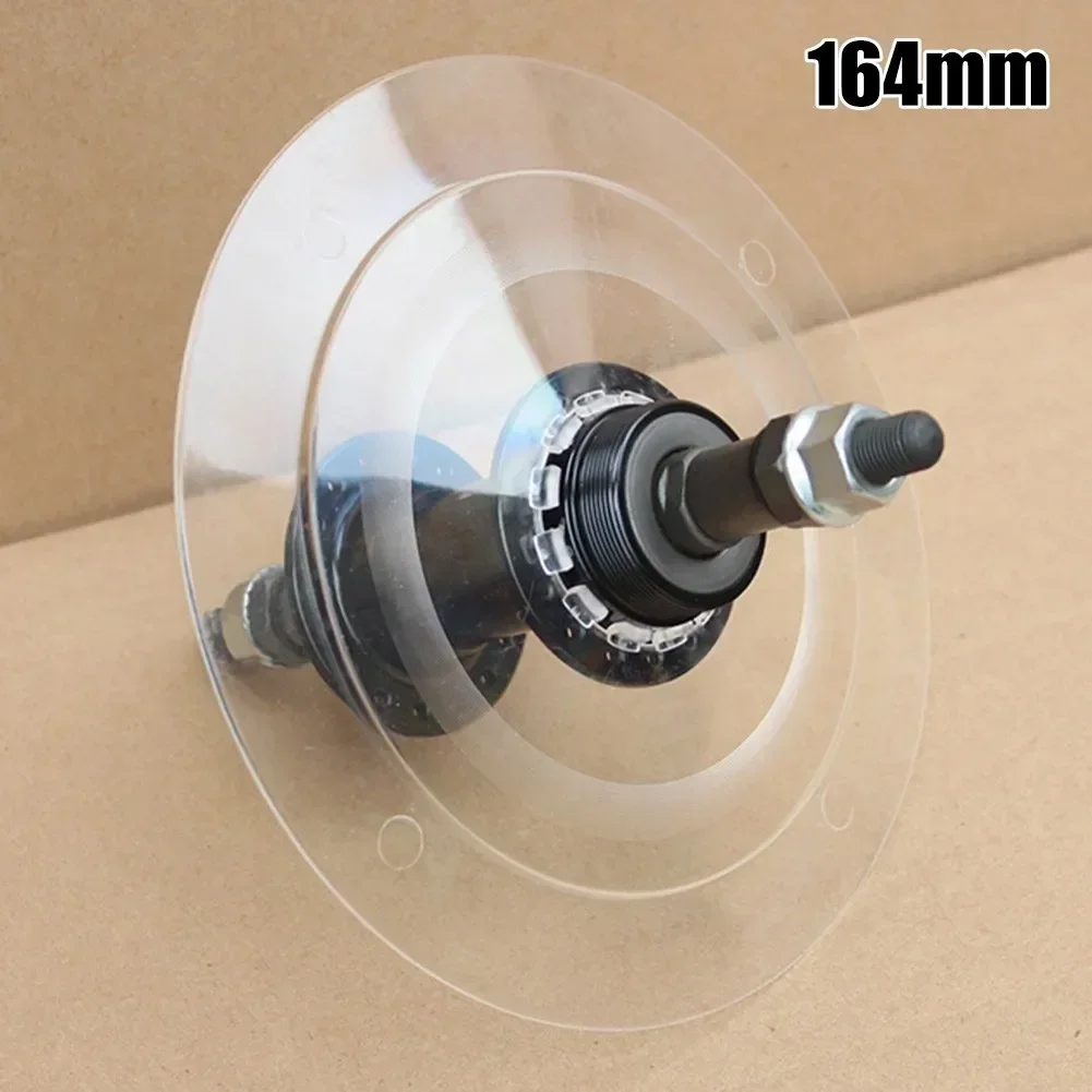 Protective Bike Bicycle Wheel Hub Protector Screw On Freewheel Cover Reliable Chain Spoke Prevention 164mm Diameter