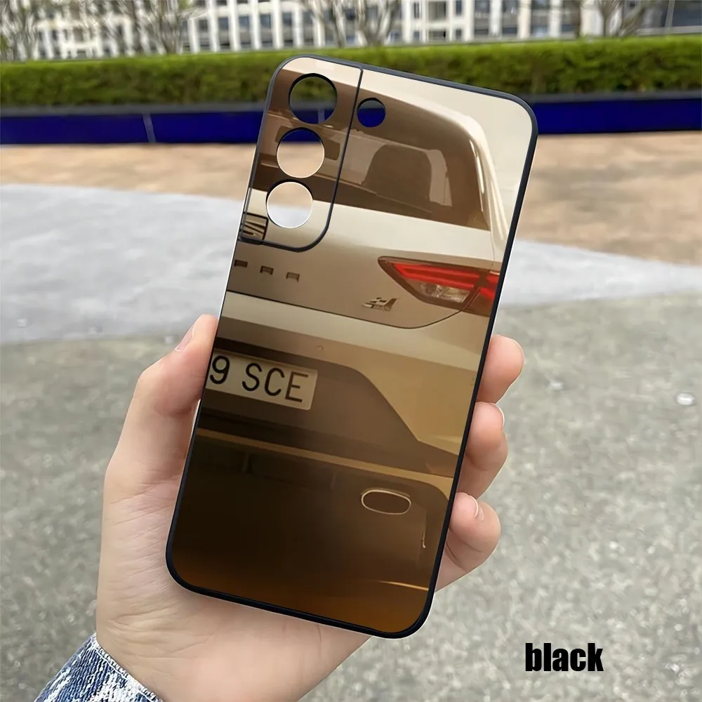 Leon Fr 5F-Vector Drawing Luxury Phone Case For Samsung S 24 23 22 21 20 plus ultra a M 34 54 53 luxury Black shell Cover