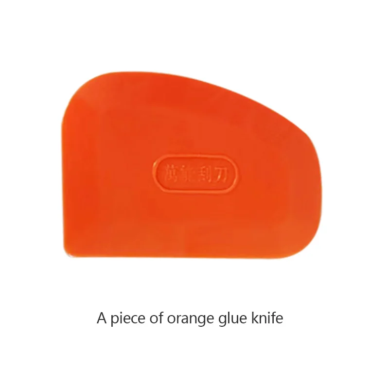 Auto Stopverf Schraper 7*10Cm Stopverf Mes Scratch Inspringen Reparatie Auto Body Repair Tool Rubber Materiaal