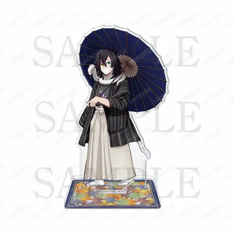 Game Iguro Obanai Shinazugawa Sanemi Uzui Tengen Acrylic Stand Doll Anime Figure Model Plate Cosplay Toy for Gift