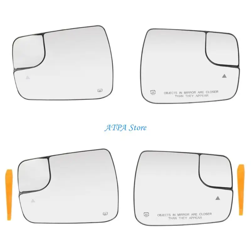 

U13C Fog Resistant Heated Mirror Replacement Glass for Pickup 68402037AA 68402036AA