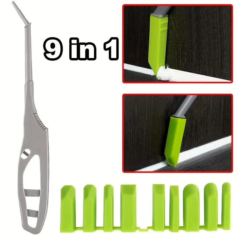 Multi-angle sealant scraper and joint filling tool kit, suitable for bathrooms, kitchens, floors, window and door gaps filling