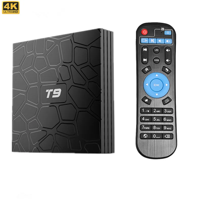 

T9 Set Top Box RK3318 Android 9.0 4GB/64GB 4kHD Network Smart Player TVBOX