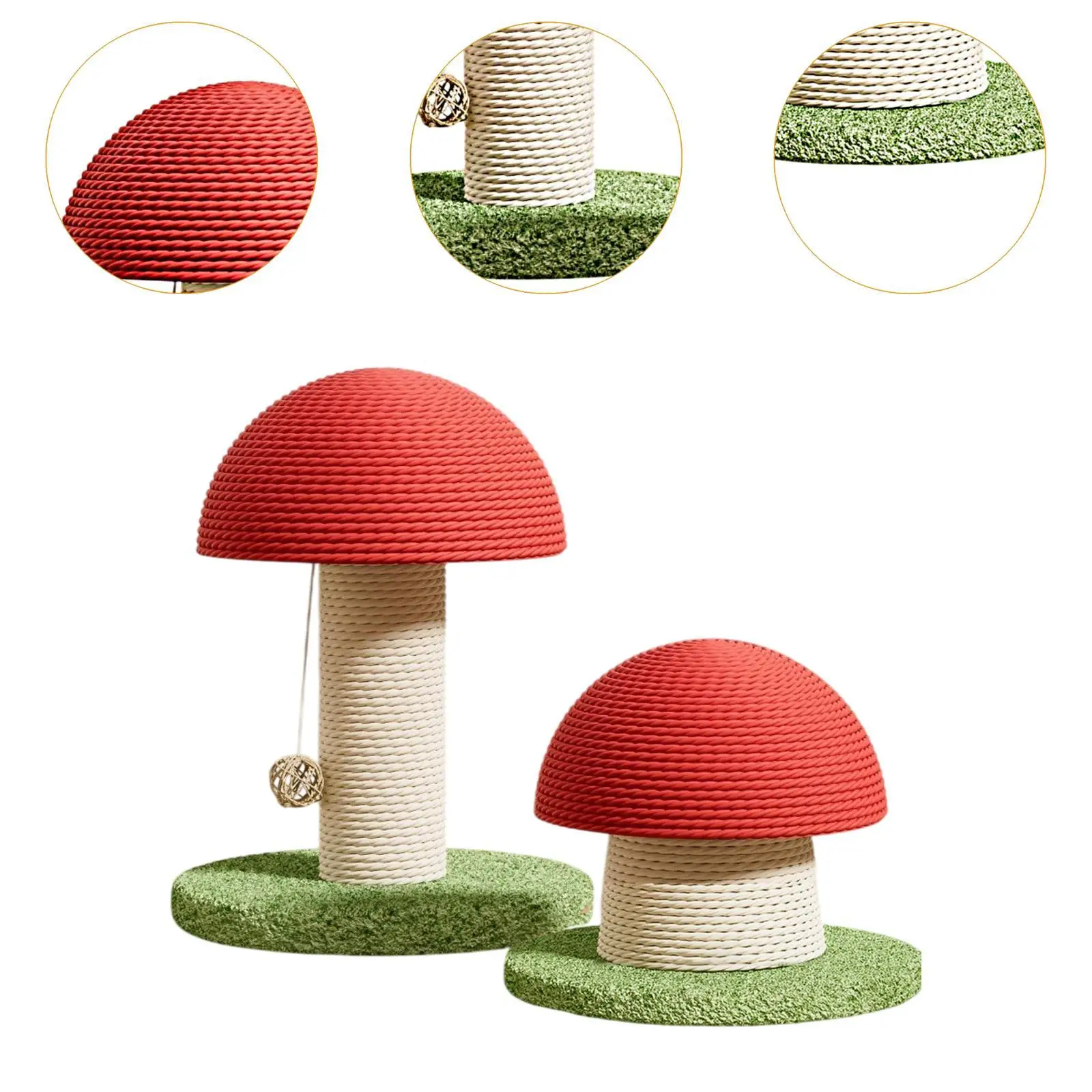 قطعتان من أعمدة الخدش للقطط لحماية أثاثك في الداخل