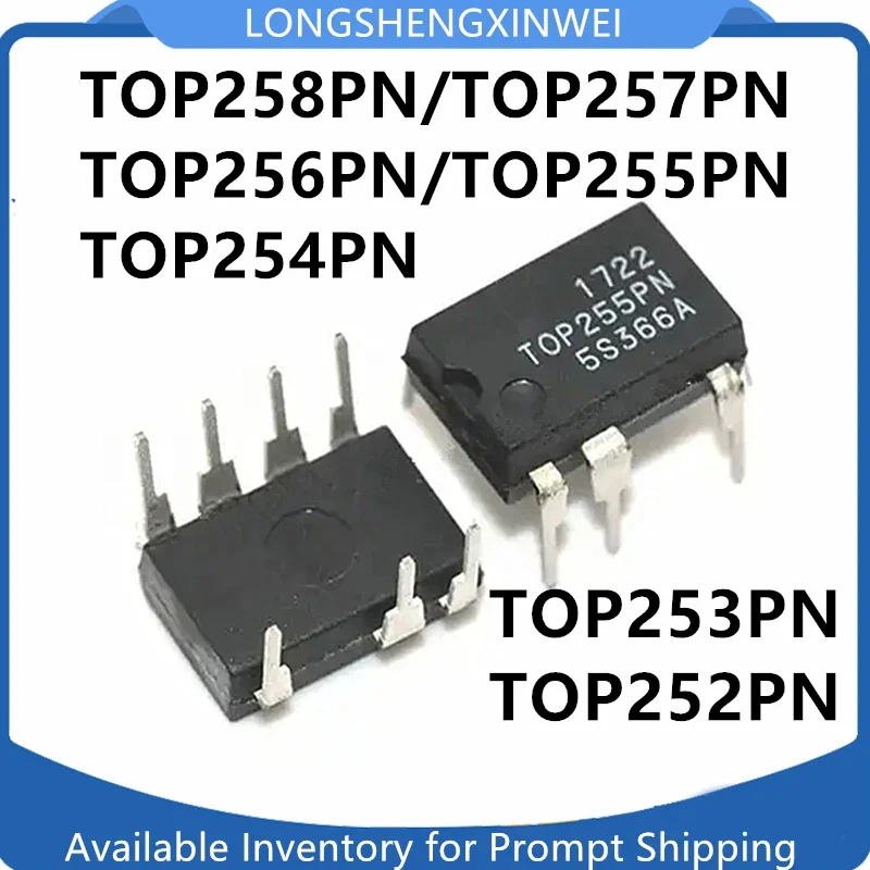 1PCS TOP255PN TOP258PN TOP257 256PN 255PN 254PN 253PN DIP7 New Power Management Chip Original