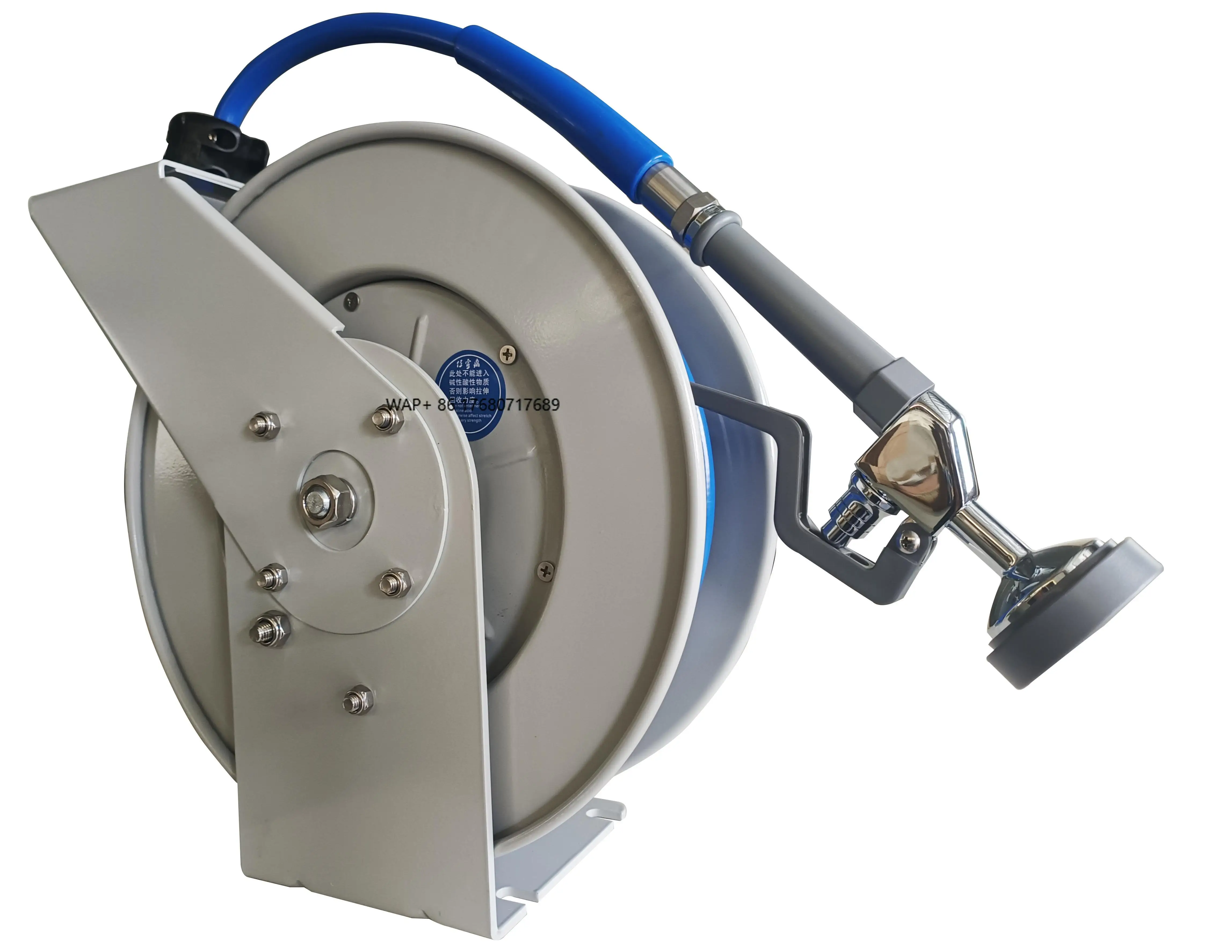 

Stainless Steel Classic Water Commercial Kitchen Bathroom High Flow Spray Valve Spring Retractable Pre-Rinse Reel Cable Hose