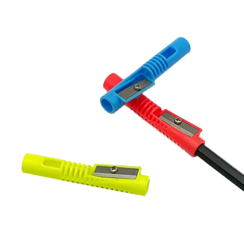 Single Hole Pencil Sharpener Portable Classical Makeup Pen Sharpener Plastic Simple Eyebrow Pencil Sharpener Writing