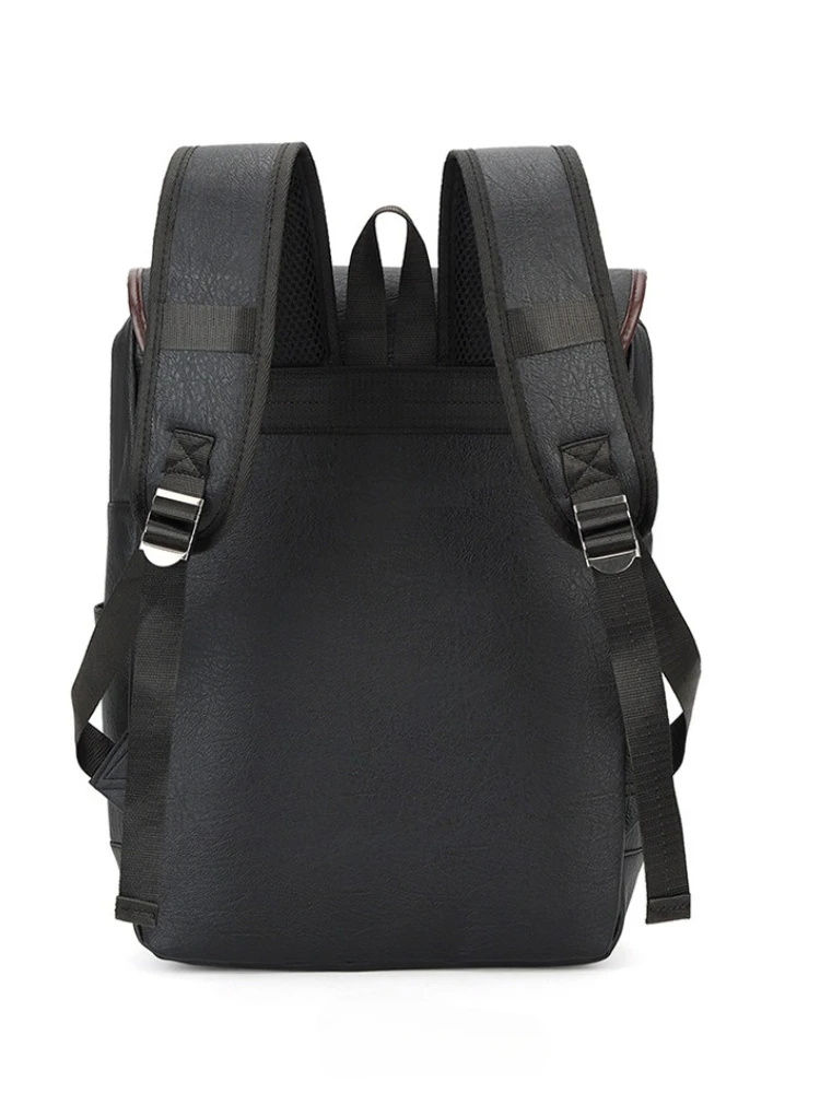 New Stylish Retro Men's Double-shoulder Bag - Multi-functional Short-distance Travel Bag - Large Capacity Waterproof Computerbag