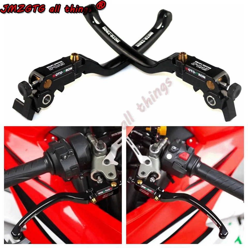 MOTO-TRON ملحقات الدراجات النارية سباق دواسة فرامل رافعة EVO-R سلسلة ل Ducati Panigale V2 / Streetfighter V4/S