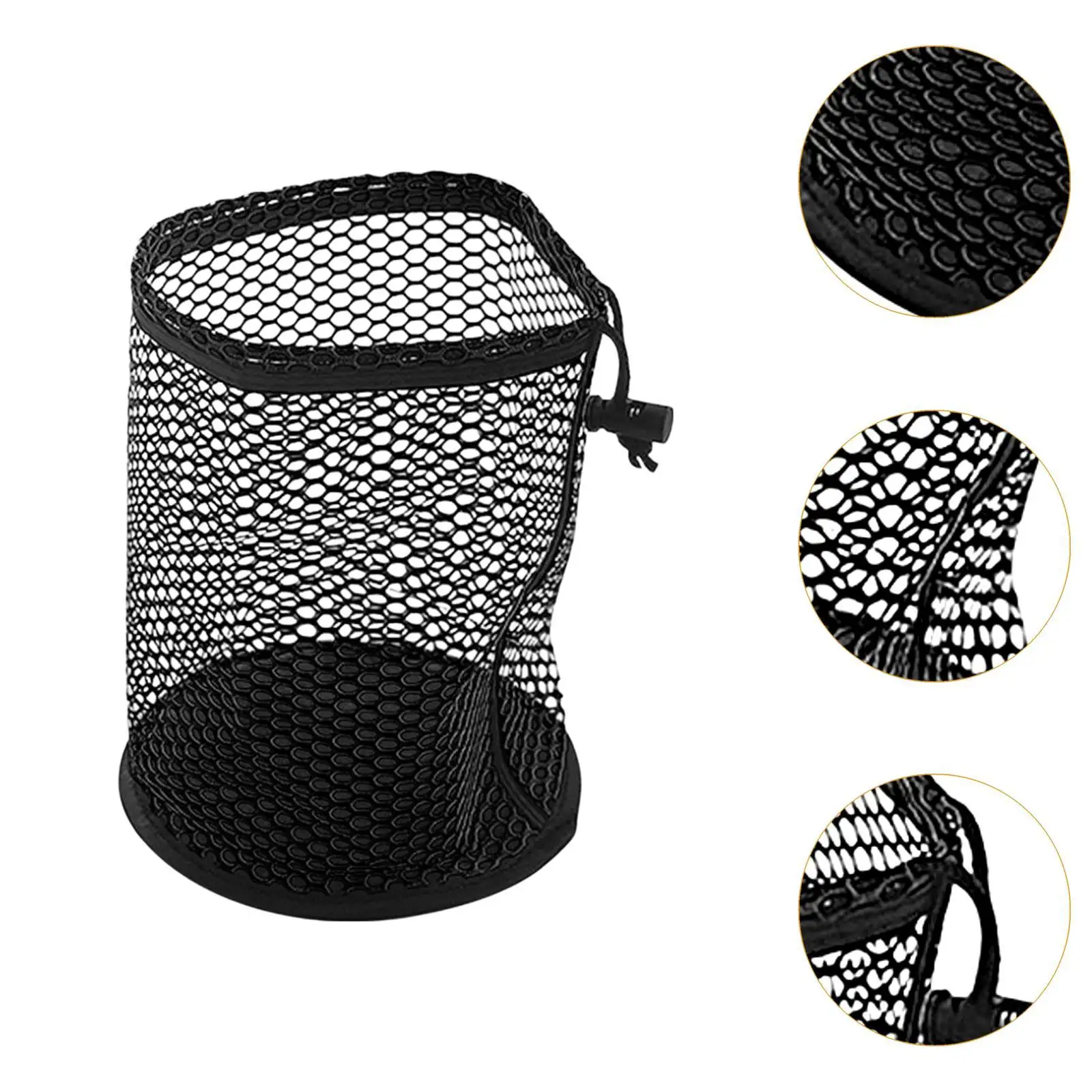 3Pcs Golf Balls Storage Bag Collecting Accessories Drawstring Mesh Bags Pouch for Shower Gym Diving Golf Tennis Balls Outdoor