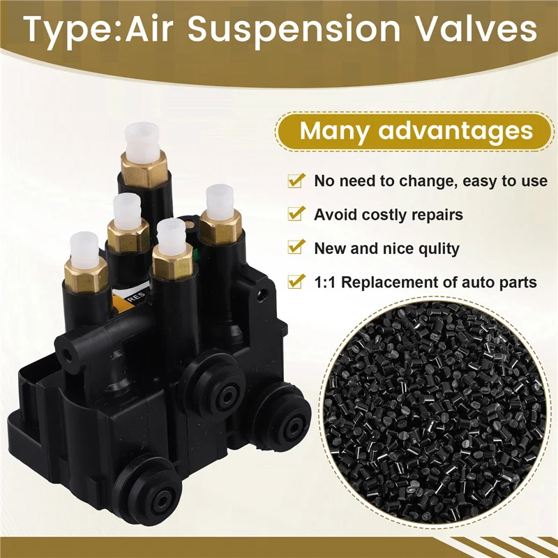 

ABQB-LR070246 LR113342 Air Suspension Valves Valve Blocks Front Side For Land Rover Range Rover MK IV L405 L494 2013-2020