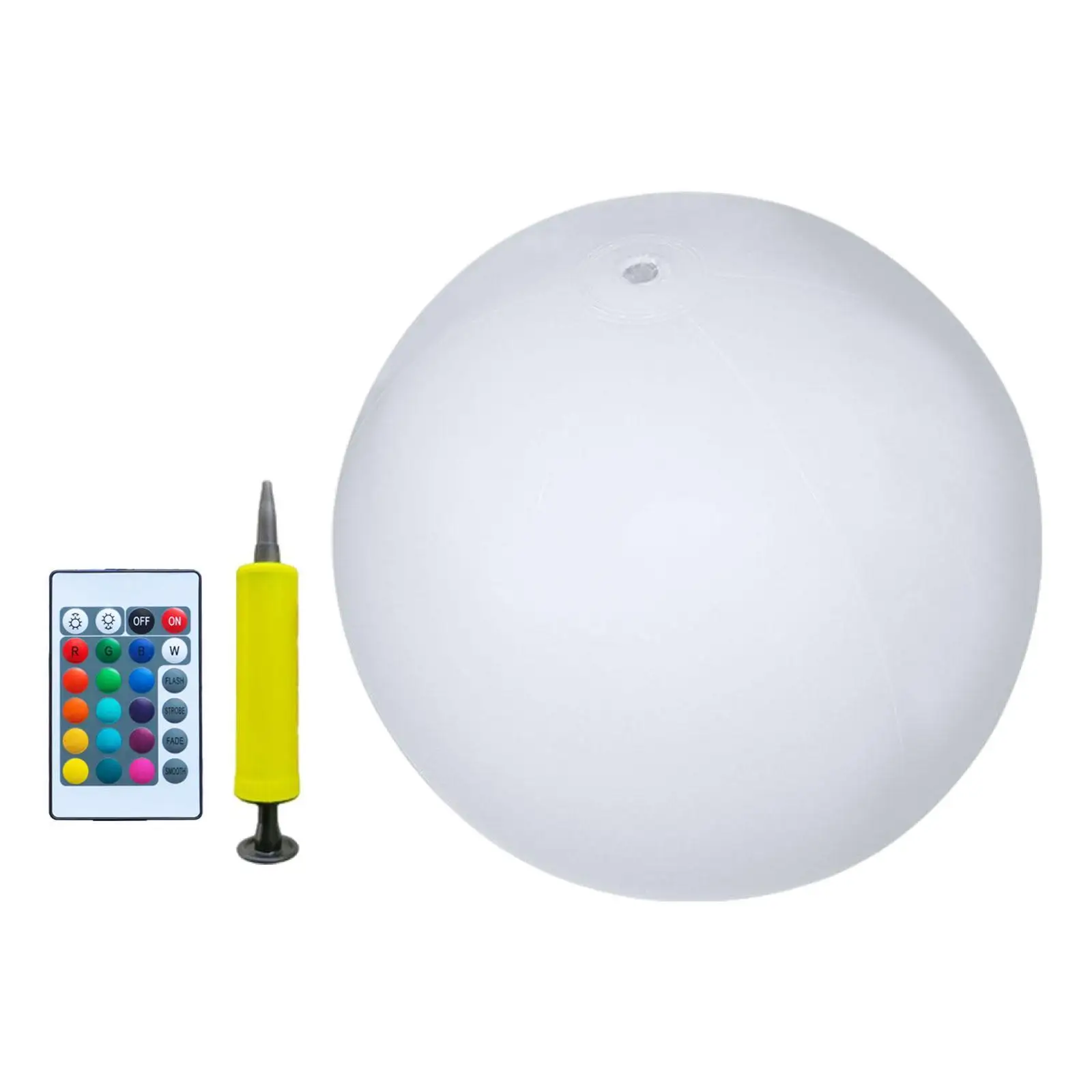 

4 Pieces Inflatable Beach Ball 15.75 inch Light up for Birthday Patio Garden