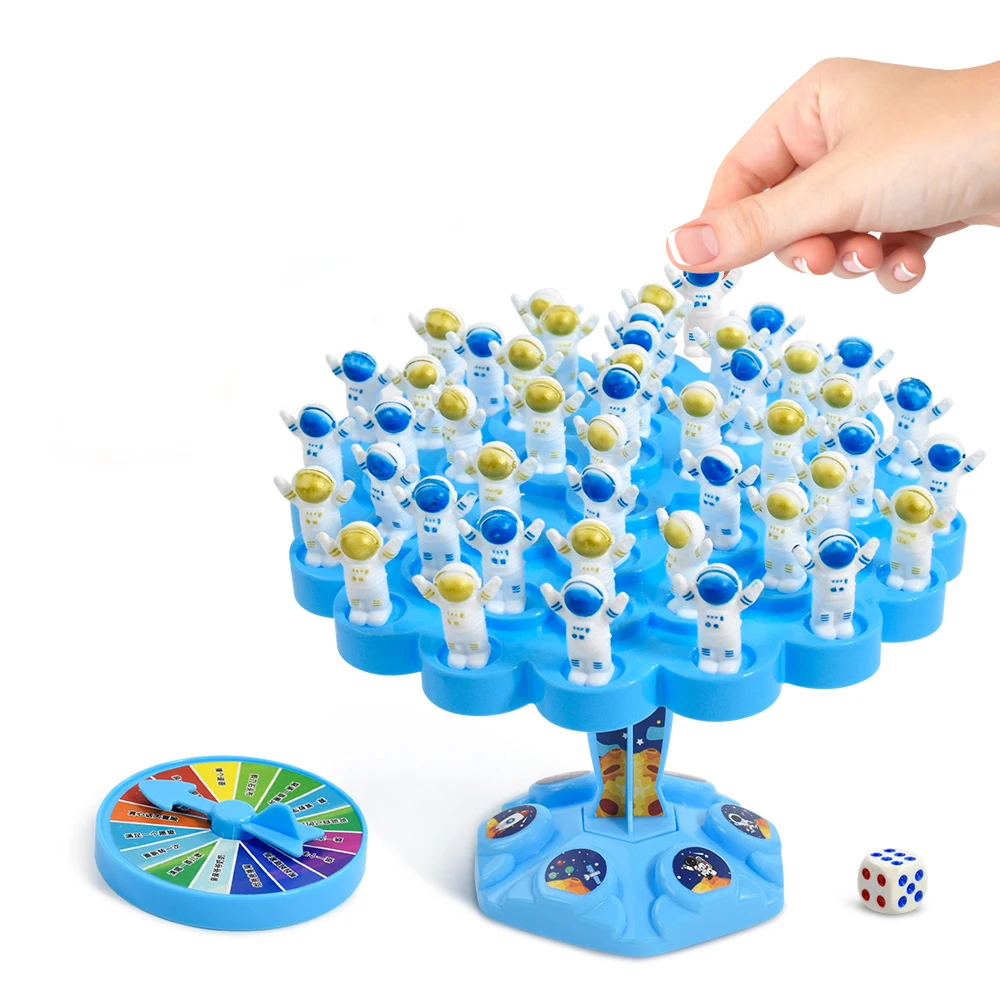 Astronaut Balance Tree Games Balancing Board Game Parent-child Interaction Tabletop Balance Game Toy Space Puzzle Toys Gift