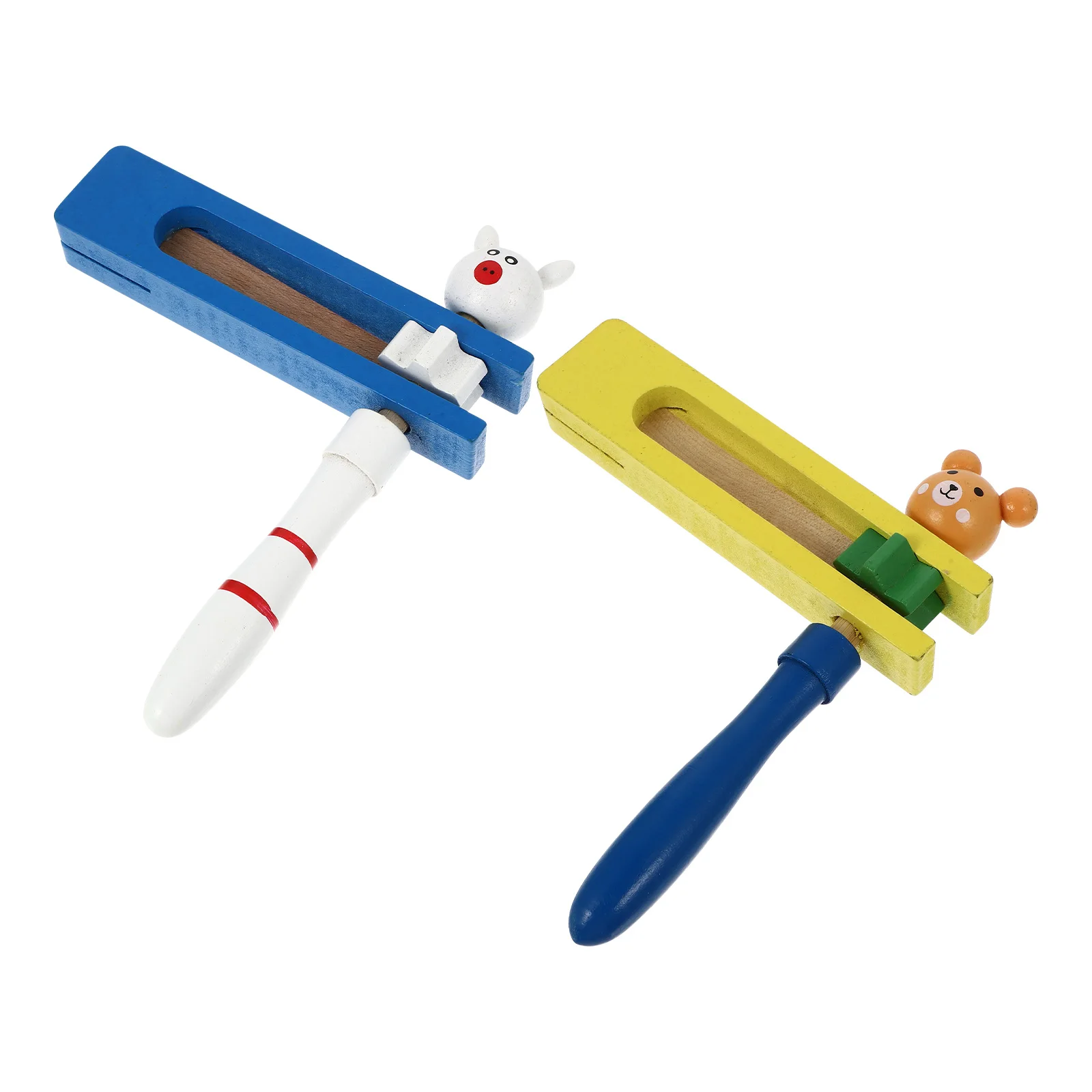 2 uds altavoz instrumentos de ayuda para enseñanza niños castañuela juguete Musical juguetes pequeños castañuelas educativas interesantes