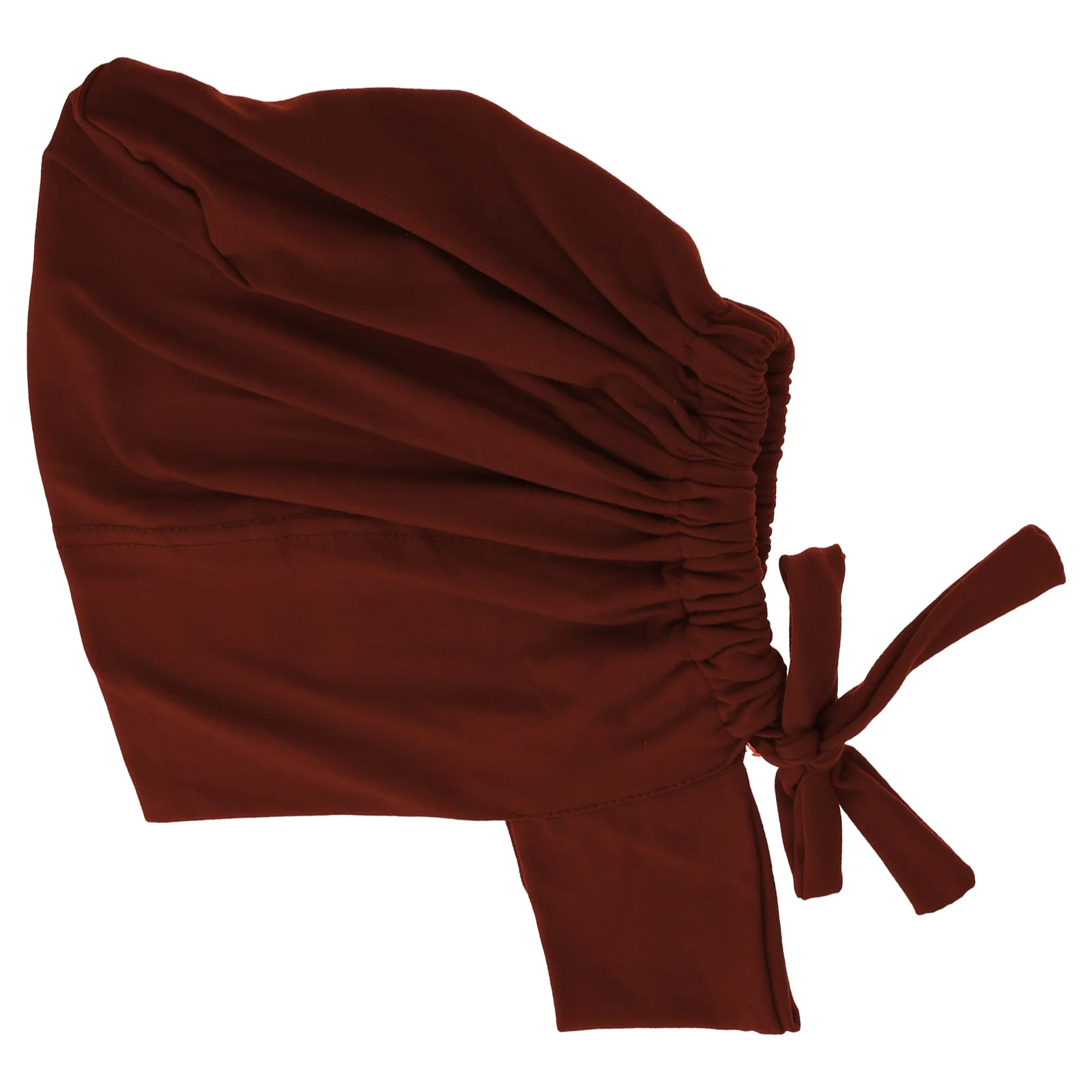 Milk Silk Tie-Back Hijab Undercap Adjustable Stretchy Turban For Women Lightweight Muslim Headwear Fashion Islamic Wrap