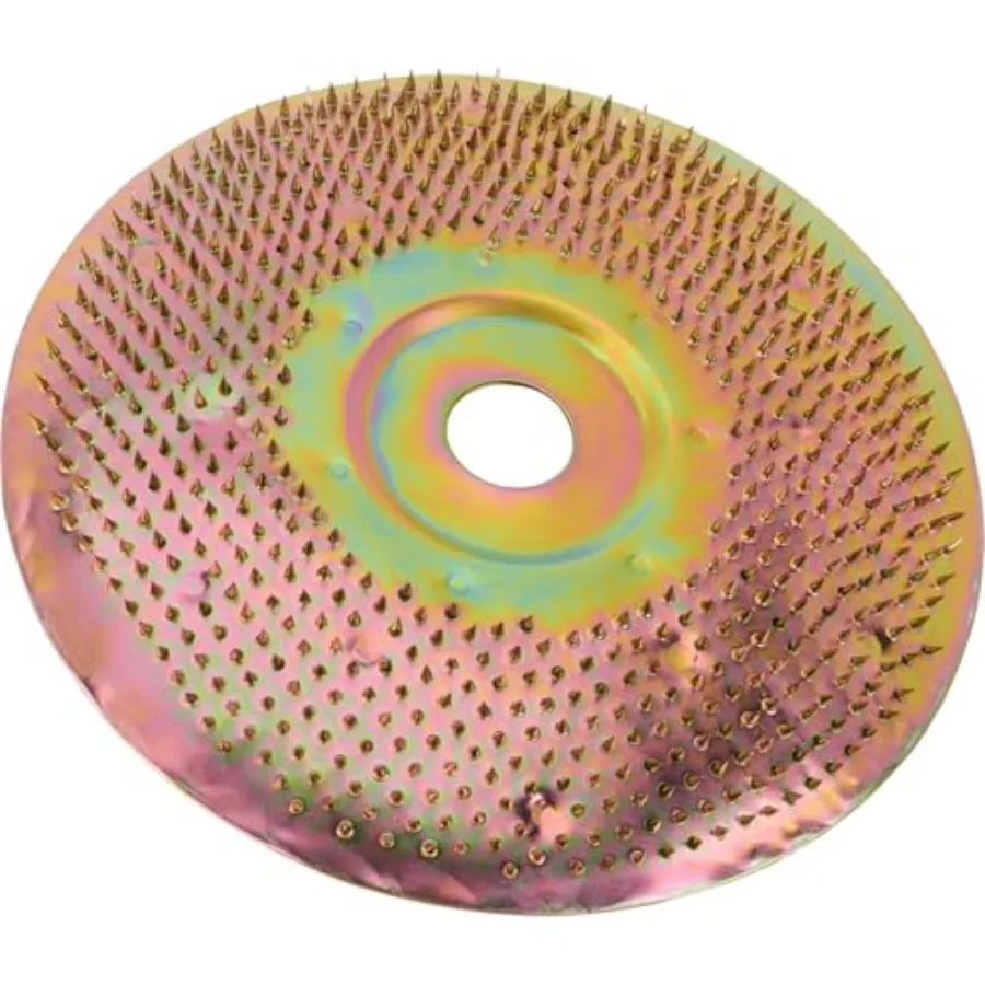 

7 Inch Tire Grinding Disc for Nail Head Applications High Durability Metal Alloy Dark Gray Efficient Material Removal