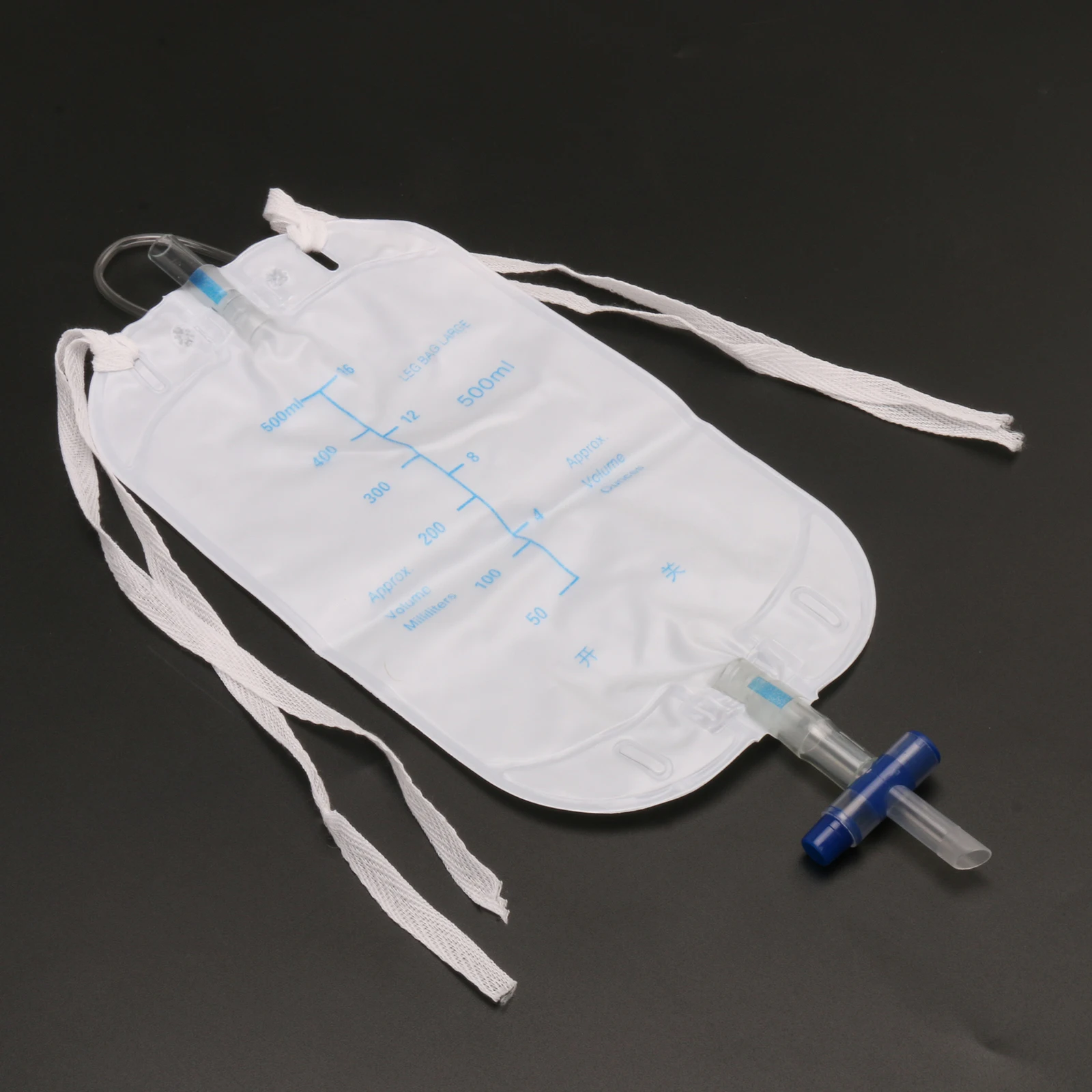 5 Pieces Incontinence 500ml Urinary Drainage External Leg Bag for Adult