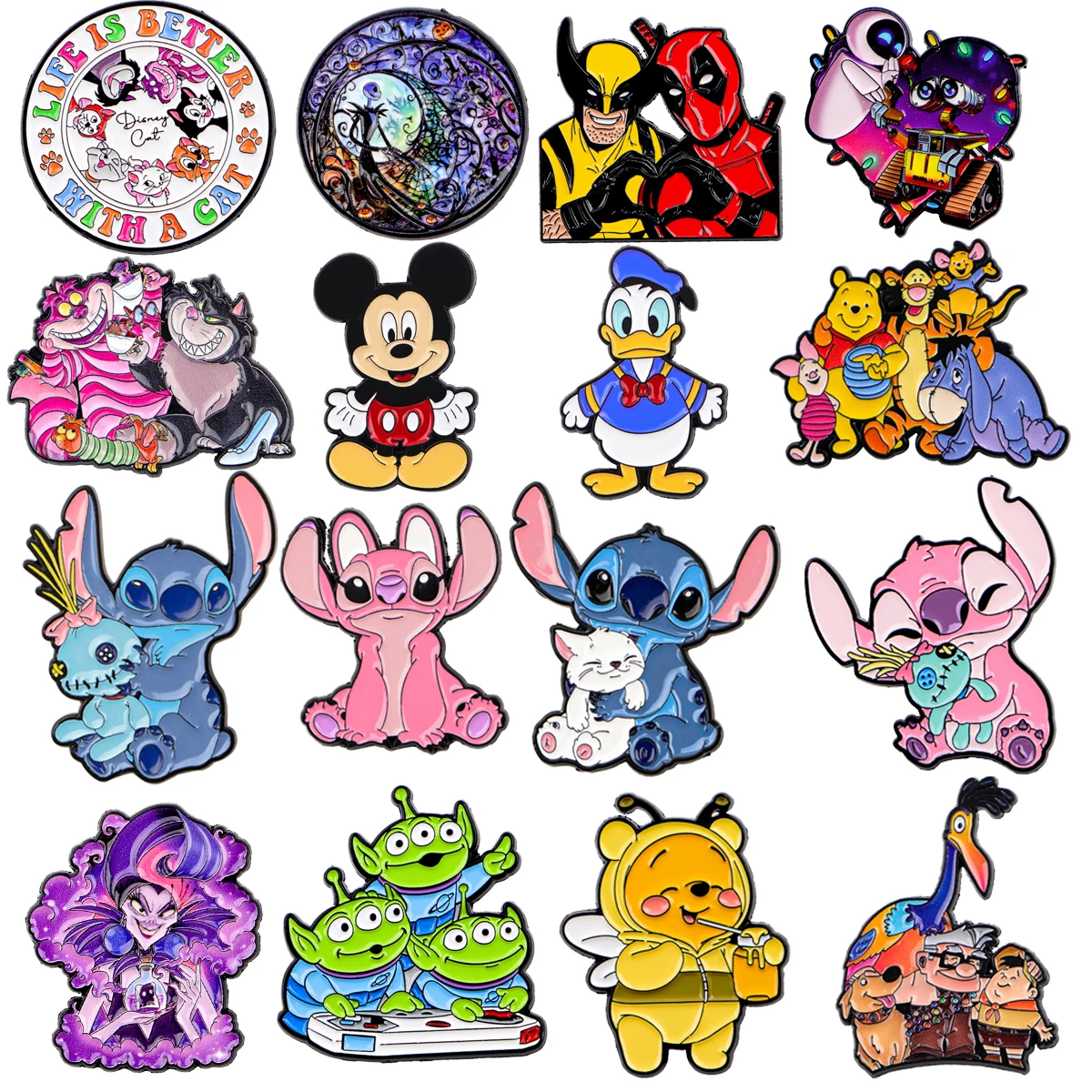 

Cartoon Angel Enamel Pin Badge On Backpack Lapel Pins Cute Cat Brooches for Jackets Cosplay Accessories Collection Gift Toys
