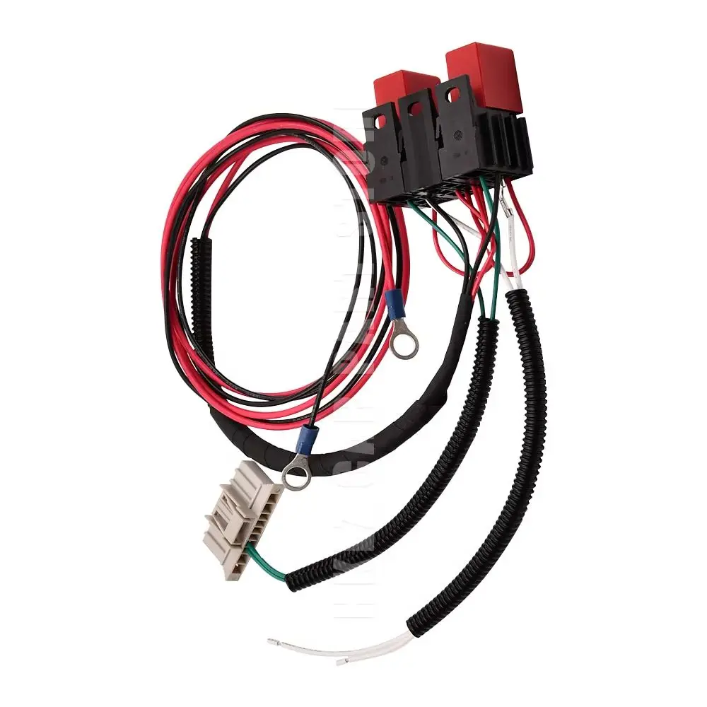 New OEM 71745167 For Fiat Panda Van 169 2003-2013 1 Set Fari Anabbaglianti Repair Connector Wiring Harness Kit car accessories