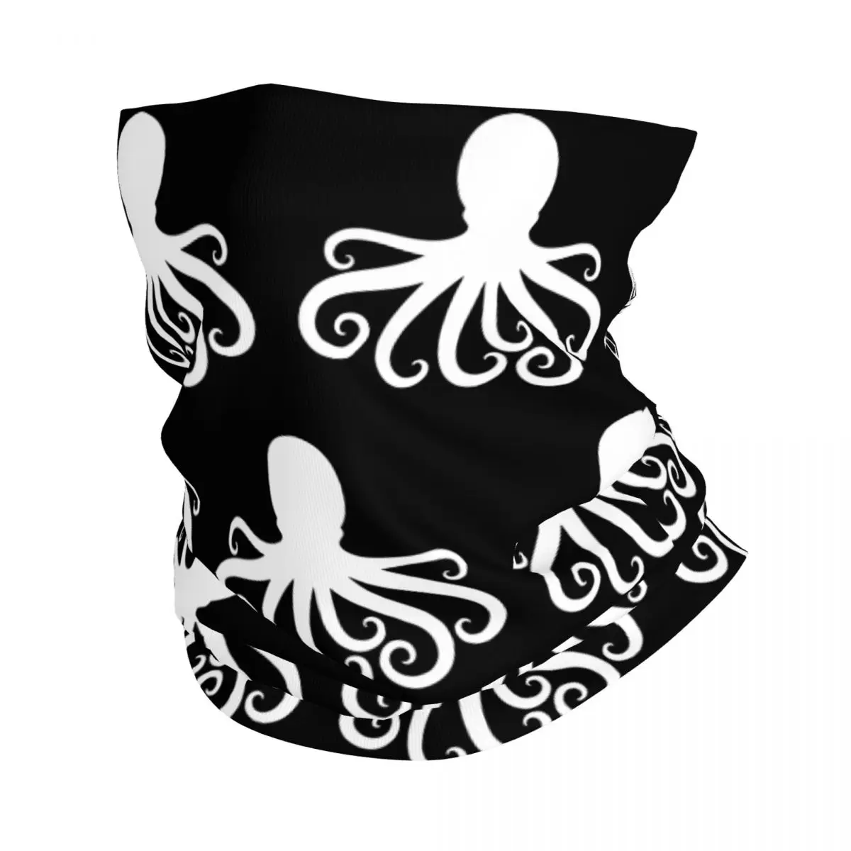 Bandana de pulpo fuerte para hombre y mujer, cubierta de cuello, tentáculos, calamar, Cthulhu, pasamontañas, bufanda envolvente, multiuso, ciclismo, equitación