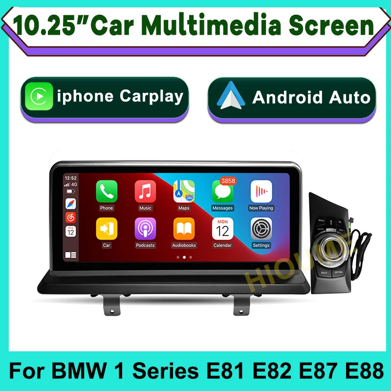 

Car Multimedia Player Touch Screen 10.25 Inch Linux Wireless Apple CarPlay Android Auto For BMW 1 Series E81 E82 E87 E88