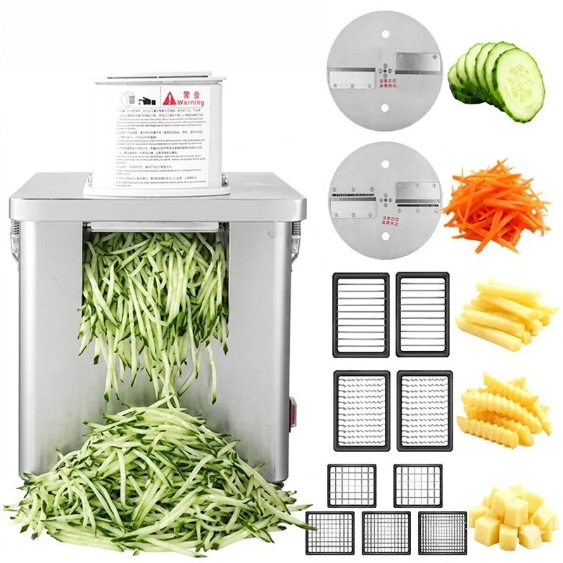 Stainless steel multi-functional vegetable cutter, fruit and vegetable slicing, dicing and cutting
