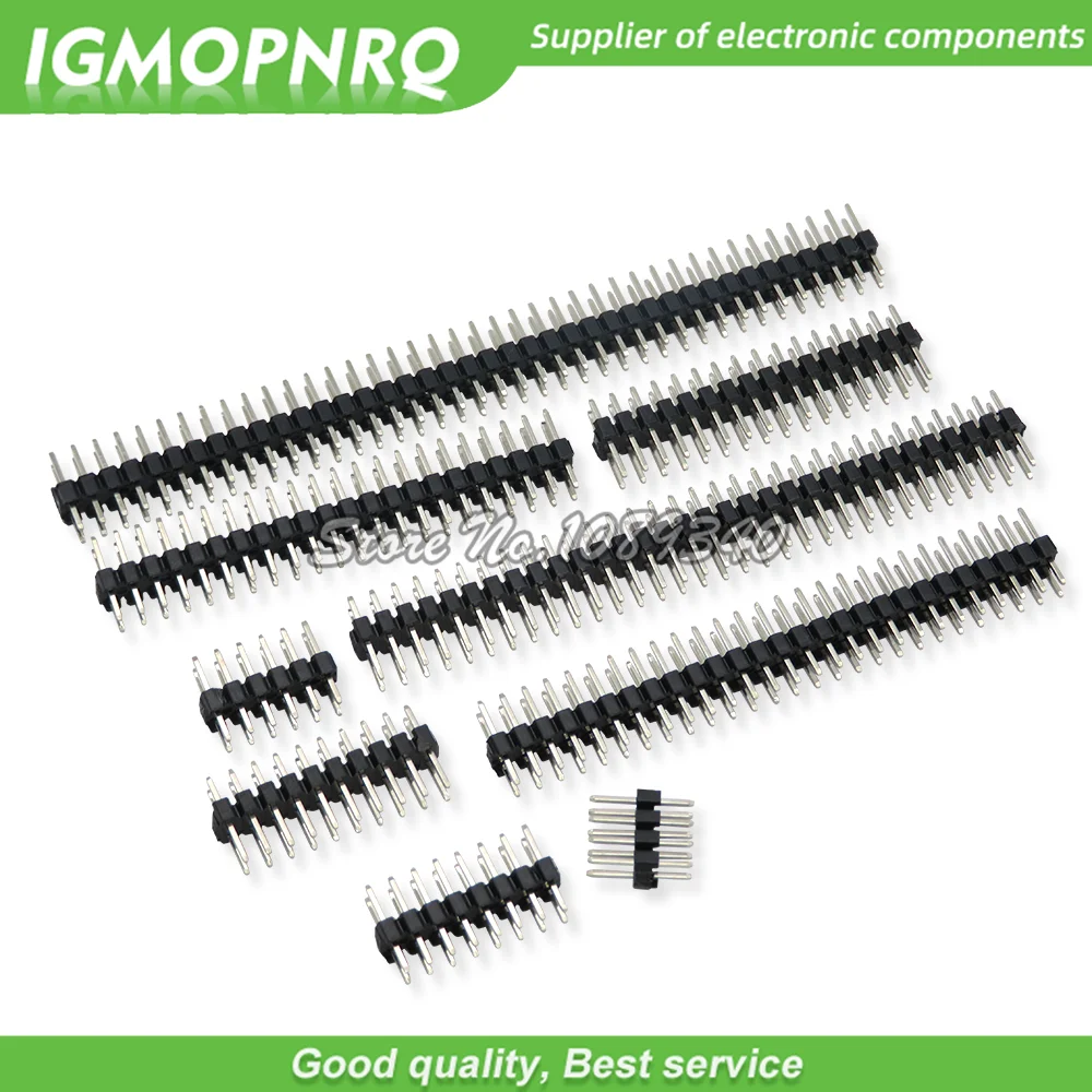 10 sztuk/partia 2.0MM dwurzędowe prosto mężczyzna PIN HEADER 2MM 2X3/4/5/6/8/10/40 PIN Strip złącze gniazdo 3p/4p/6p/8p/20p/40p