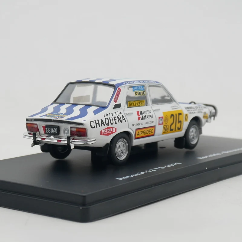 دييكاست IXO 1:43 مقياس رينو 12 TS WRC 1978 رالي سيارة سبيكة سيارة نموذج تحصيل لعبة هدية تذكارية عرض حلية