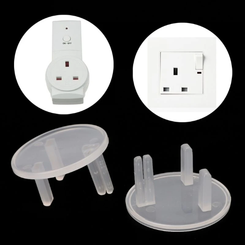 20Pcs Outlet Covers Baby Proofing Socket Protectors Child Safety Plug GBR Safety Improved Outlet