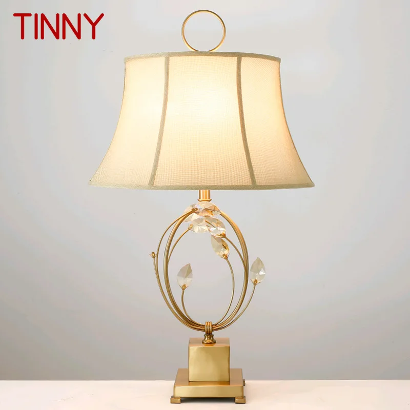 

TINNY Contemporary Crystal Table Lamp LED Creative Fashion Dimming Desk Light for Home Living Room Bedroom Decor