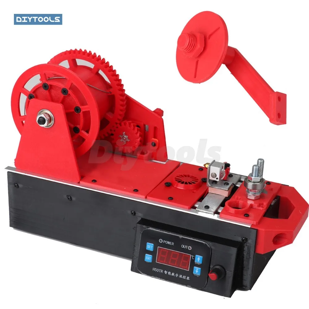 PET Bottle to 3DPrinting Filament Making Machine Desktop Filament Extruder 1.8mm Desktop Micro Injection Plastic Silk Making