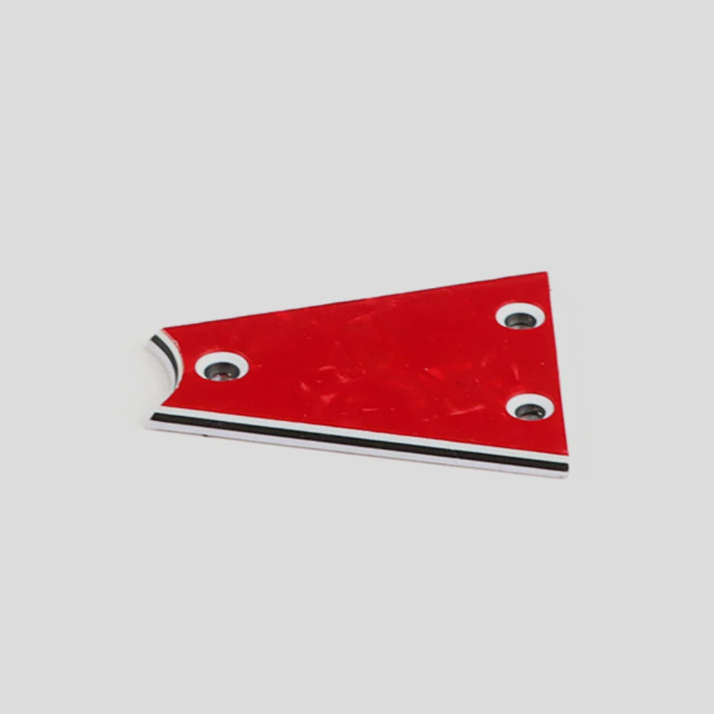 

3-Hole Metal Guitar Truss Rod Cover Strong Stable Protector for Electric Bass Guitar Fittings Repair Supplies Accessories