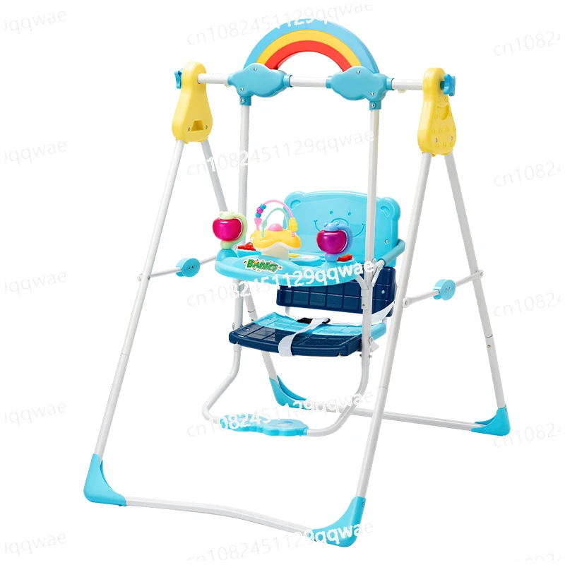 Children's Swing Indoor Outdoor Baby Home Hanging Chair Hammock Seat Foldable Soothing Cradle Chair Toy