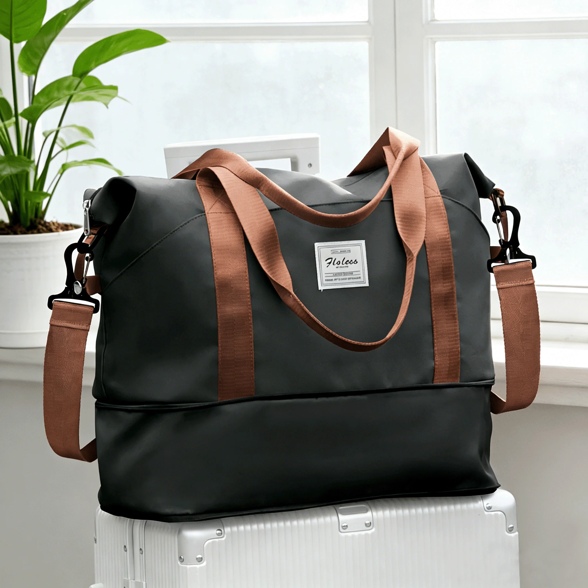 

Дорожная сумка-тоут для коротких поездок, спортивная сумка для фитнеса, вместительная легкая сумка для пляжного отдыха